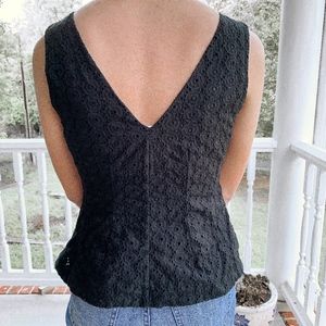 Black Peplum Top